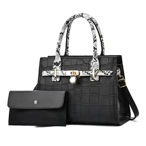 Bolsos para mujeresファッション外国貿易トレンドハンドバッグセット石パターンハンドバッグ女性用卸売大容量ハンドバッグ