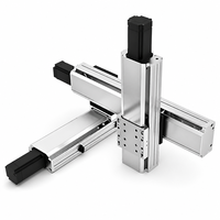 Sistema de Posicionamiento CNC XYZ Serie QIGE GTH, Mesa Motorizada Controlada por PLC, Rodamiento de Engranajes, Guía Lineal de Aluminio