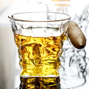 Verres à vin de luxe avec repose-cigare, pour whisky et cocktail, vente en gros - Product Image 3