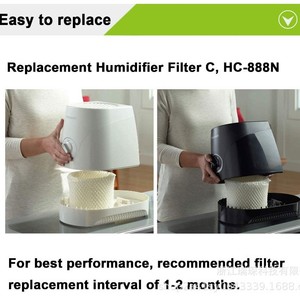 Cartucho de filtro humidificador para Honeywell Hc 888 Hc 888n, filtros de repuesto para uso doméstico, gran compatibilidad - Product Image 4