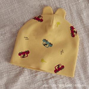 Casquette fœtale bébé une classe automne et hiver pur coton 0-3 <span class=keywords><strong>mois</strong></span> casquette nouveau-né protection de la tête douce nouveau-né porter un chapeau d'été - Product Image 6