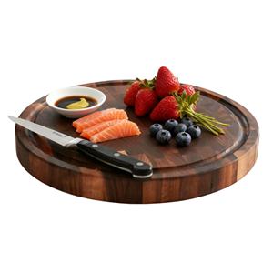 كتل تقطيع حبوب الجوز مع كتل تقطيع مستديرة من خشب الجوز - Product Image 1