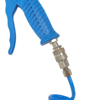 Pistolet souffleur à air comprimé en métal, kit d'entrée d'air, souffleur pulvérisateur, buse gonflable, outil pneumatique, kit d'outils de nettoyage de poussière