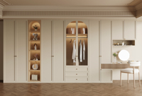 Ensemble de meubles de chambre à coucher modernes de haute qualité sur mesure, comprenant une dressing et une coiffeuse pour les chambres à coucher et les salons