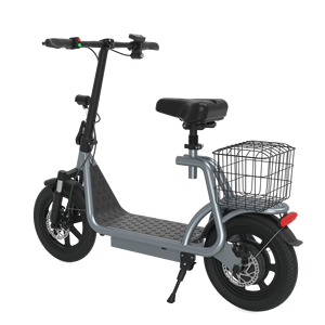 Scooter Eléctrico X12 Gris de 12 Pulgadas, Bicicleta de Reparto de Alimentos de Largo Alcance, Plegable, de Alta Velocidad, X12 - Product Image 5
