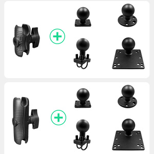 อุปกรณ์ยึดหัวบอลสำหรับระบบขับเคลื่อนอัตโนมัติแบบ Heavy-duty ขนาด 2.25 นิ้ว พร้อมที่ยึด VESA สำหรับกล้องวิดีโอ - Product Image 6
