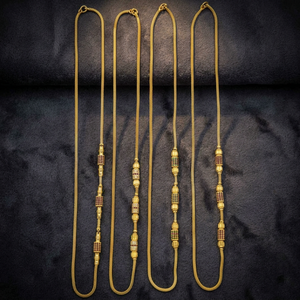 สร้อยคอทองคำแท้ 14K 18K 24K แบบไมโครน ขายส่ง, สร้อยคอแฟชั่น, สร้อยทองเหลือง, เครื่องประดับเพชร CZ ชุบทอง 24K - Product Image 3