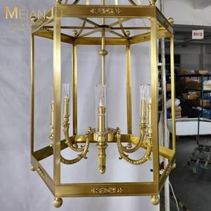 Zhongshan Moderne Pur <span class=keywords><strong>Cuivre</strong></span> Lampe Luminaires Premium Lustre Pendentif Lumière De Luxe Extérieur Étanche Éclairage Suspendu - Product Image 5