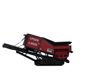 Mobil hantal atık ön parçalayıcı makine atık kauçuk lastikler endüstriyel çöp öğütücü - Product Image 3