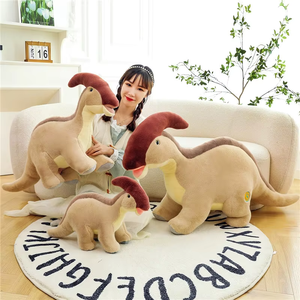 Muñeco <span class=keywords><strong>Guanlong</strong></span> de peluche Unisex, juguete transfronterizo simulado Vice dragón dinosaurio tijeras máquina atrapadora máquina redención todas las edades - Product Image 2