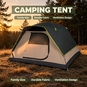 Tenda da Campeggio Versatile per Famiglie, Protezione per Ogni Condizione Meteo, Layout Spazioso per Eventi di Campeggio e Attività all'Aperto di <span class=keywords><strong>Gruppo</strong></span> - Product Image 1