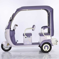 Triciclo de Pasajeros de Gran Potencia, Triciclo Eléctrico de Tres Ruedas 60V72V, Fabricación China, Fábrica OEM