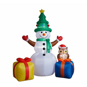 Festivo Navidad Santa Inflable Publicidad Globo Elegantes Decoraciones navideñas para la venta - Product Image 1