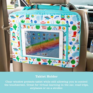 Free sample Custom Logo Portable Waterproof Children Car Back Seat Organizer Play <b>Table</b> <b>Folding</b> Kids Travel <b>Tray</b> - Product Image 2