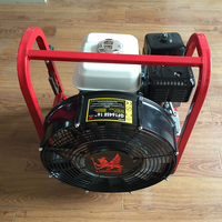 Kipas Aksial Ventilasi Blower Tekanan Positif Casing Plastik Peniup Asap