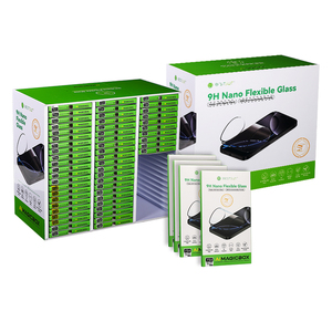 ฟิล์มกระจกนิรภัย 3 มิติ บางเฉียบ 0.3 มม. 9H ป้องกันรอยนิ้วมือ กันน้ำ สำหรับโทรศัพท์มือถือ ขายส่ง - Product Image 1