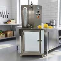 380V 800W Commerciële Pompoenmachine, Cantaloupe- en Ananas Schilmachine, Ananas- en Pompoenschilmachine
