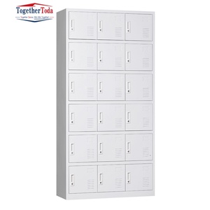 Armoire de classement ignifuge en acier écologique à 18 portes Together Toda Modern pour la maison, le bureau, l'école, la salle de sport et l'usage commercial - Product Image 4