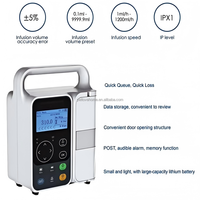 Pompe à perfusion vétérinaire à écran tactile intelligent pour chats et chiens, thérapie hospitalière, pompe à perfusion réglable en temps réel avec haute précision