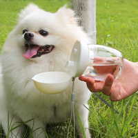 Vente chaude Prix le plus bas Matériau résistant aux hautes températures Tasse pour animaux de compagnie Voyage en plein air Portable Tasse pour chiot Tasse d'accompagnement pour animaux de compagnie