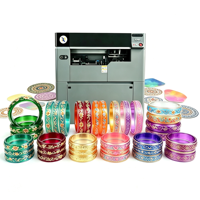 Machine d'impression UV cylindrique OEM/ODM avec armoire de rangement pour bracelets en plastique, verre et produits cylindriques