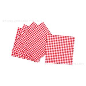 Red And White Checkered Disposable Tableware <b>Set</b> 175 Pieces Party Supplies For Family Gathering Paper Plates <b>Cups</b> Napkins - Product Image 4