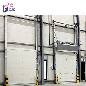 <span class=keywords><strong>Porte</strong></span> élévatrice de design industriel <span class=keywords><strong>Porte</strong></span> de <span class=keywords><strong>garage</strong></span> à grande section avec isolation thermique pour usines, garages, portes industrielles finies - Product Image 6
