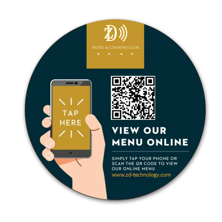 Безопасный тег меню Nfc Smart Touch Qr Code для печати RFID-этикетка для ресторана Air Tag Nfc Таблица заказов Tap Tag