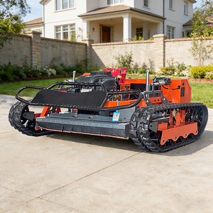 Cost-effective Industrial Intelligent <b>Robot</b> Lawn Mower Loncin Engine 1000m <b>Remote</b> <b>Control</b> Heavy-duty for Dry Wet Grass Cutting - Product Image 2