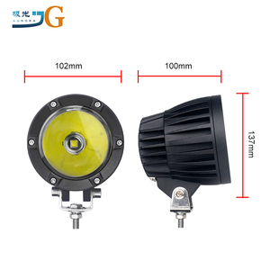 ไฟทำงาน LED 50W ระบบไฟฟ้าอัตโนมัติ ไฟขับขี่ขนาดเล็กแบบคู่สี สำหรับมอเตอร์ไซค์ รถบรรทุก รถยนต์ - Product Image 4