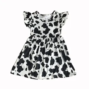 New summer 2020 Baby Girls Dress Patterns New Design Kids Clothes Children cartoon 5 year baby girl dresses boutique summer wear