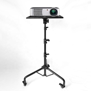 Soporte Universal para ordenador portátil, trípode para proyector con rueda móvil, color negro - Product Image 2