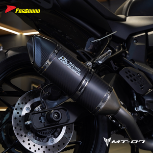 Système d'échappement de moto à <span class=keywords><strong>prix</strong></span> de gros Forsound Factory, conception flexible pivotante, échappement à sortie inférieure pour <span class=keywords><strong>Yamaha</strong></span> MT07 <span class=keywords><strong>MT</strong></span>-<span class=keywords><strong>07</strong></span> - Product Image 4