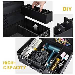 Estuche <span class=keywords><strong>de</strong></span> accesorios <span class=keywords><strong>de</strong></span> peluquero <span class=keywords><strong>profesional</strong></span>, <span class=keywords><strong>maletín</strong></span>, estuche organizador <span class=keywords><strong>de</strong></span> herramientas para cortadoras <span class=keywords><strong>de</strong></span> pelo, tijeras, recortadora, suministros, Maleta <span class=keywords><strong>de</strong></span> peluquero - Product Image 4