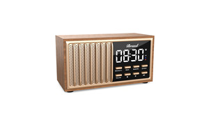 4 Trong 1 Bằng Gỗ Bt Loa Đồng Hồ Báo Thức Với FM Đài Phát Thanh Không Dây Sạc Thay Đổi Độ Sáng Hiển Thị Kỹ Thuật Số Đồng Hồ Gỗ Cho Phòng Ngủ Đầu Giường - Product Image 6