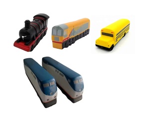 Biểu tượng tùy chỉnh PU Choochoo tàu điện ngầm căng thẳng reliever chống căng thẳng tàu điện ngầm Choochoo đào tạo tốc độ cao tàu căng thẳng bóng - Product Image 1