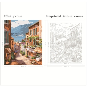 Vẽ tranh bằng số thích hợp cho người lớn mới bắt đầu, kỹ thuật số Cảnh Quan Sơn, vườn sơn kỹ thuật số Kit thích hợp cho trang trí tường nhà - Product Image 2