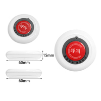 OEM Moule Injection Plastique Circulaire Sans Fil-Signal Avant Réception Économique Sans Fil Téléavertisseur Bouton Clé d'Appel Abs Boîtier de Télécommande