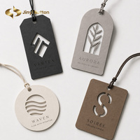 Étiquettes suspendues en papier personnalisées avec logo et design de marque, fabrication OEM/ODM, pour vêtements – Usine Jiny