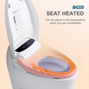 <span class=keywords><strong>WC</strong></span> intelligent en céramique à prix abordable avec télécommande, évacuation en P/S, siège chauffant et double chasse d'eau - Product Image 3