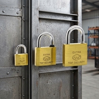 Cadenas de sécurité étanches en laiton, modèle BH-1, tailles personnalisables avec clés, prix de gros, fabricant chinois