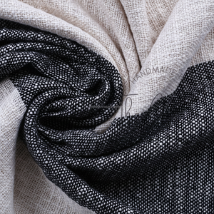 Manta de algodón tejida a mano India Khadi con patrón impreso borlas sofá cama para viajes al aire libre envoltura textil para el hogar - Product Image 1