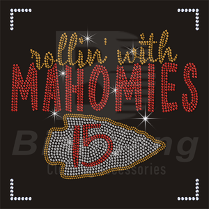 NFL Logo Rhinestone chuyển cho áo phông Rhinestone mô hình sắt trên chuyển sửa chữa nóng Rhinestone mẫu truyền nhiệt Motif - Product Image 3