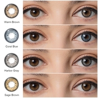 Lentilles de contact souples Magister Color, 6 mois, prix de gros, avec étui gratuit, pour femmes