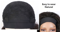 Perruque synthétique bouclée afro naturelle noire sans colle, avec bandeau, longue, effet yaki, boucles volumineuses, densité 180 %, bonnet en maille élastique, vente en gros