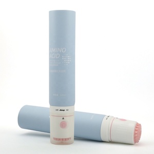 Tubes cosmétiques souples en plastique D40mm 100ml 120ml avec tête vibrante électronique et batterie, extrémité non scellée, pour nettoyant visage - Product Image 4
