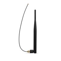 Antenne 433 MHz IoT flexible avec câble d'extension, fixation à vis, angle droit réglable pour appareils intelligents et passerelles de capteurs sans fil