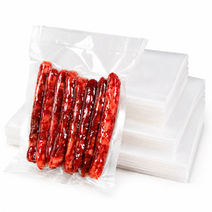 Sacs d'emballage barrière transparents de haute qualité à trois soudures latérales pour la conservation des aliments, la viande congelée, le poisson et les légumes - Product Image 1