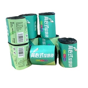 Sacs poubelles épais de type gilet, taille L, sacs poubelles en plastique jetables pour la maison, grande capacité et conception anti-fuite - Product Image 4