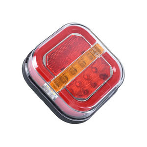 A&J Stock Supply - Nueva Luz LED de 24 V, Guía de Luz Cuadrada Tipo Hamburguesa, Luces Laterales y Traseras para Camiones y Remolques, 3000 Lúmenes, 5000 K - Product Image 3